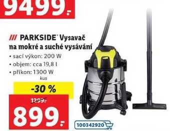Lidl Vysavač na mokré a suché vysávání nabídka