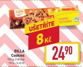 Billa Billa cookies 150 g nabídka