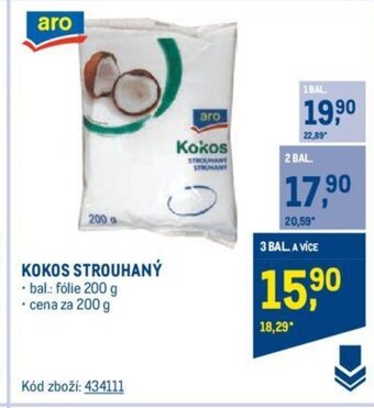 Makro aro KOKOS STROUHANÝ nabídka