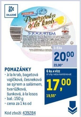 Makro POMAZÁNKY nabídka