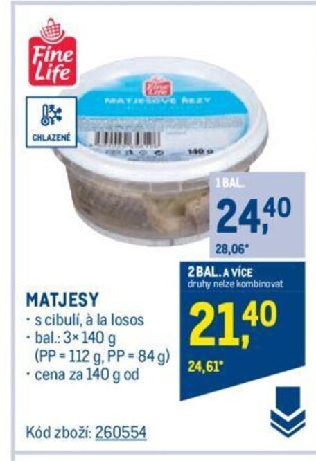 Makro Fine Life MATJESY nabídka