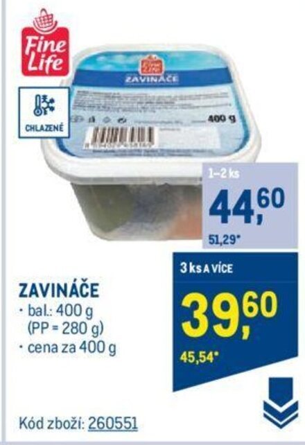 Makro Fine Life ZAVINÁČE nabídka