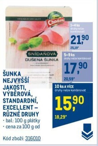 Makro ŠUNKA NEJVYŠŠÍ JAKOSTI, VÝBĚROVÁ, STANDARDNÍ, EXCELLENT - RŮZNÉ DRUHY nabídka