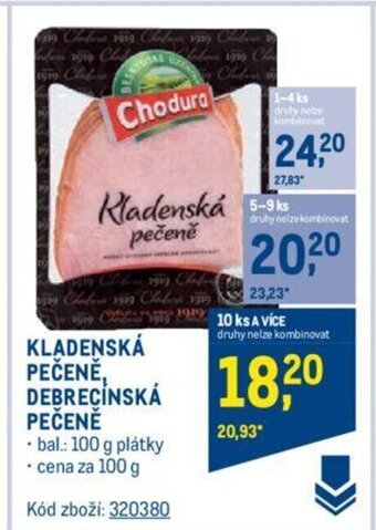 Makro KLADENSKÁ PEČENĚ, DEBRECÍNSKÁ PEČENĚ nabídka