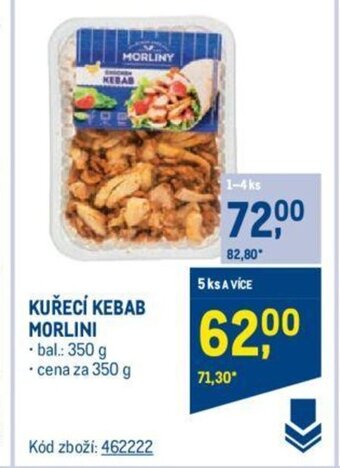 Makro KUŘECÍ KEBAB MORLINI nabídka