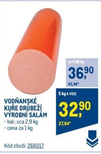 Makro VODŇANSKÉ KUŘE DRŮBEŽÍ VÝROBNÍ SALÁM nabídka