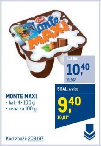 Makro MONTE MAXI nabídka