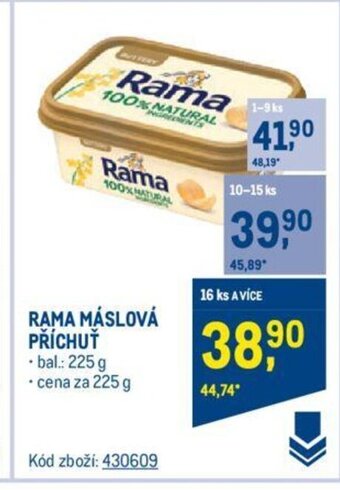 Makro RAMA MÁSLOVÁ PŘÍCHUŤ nabídka