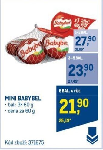 Makro MINI BABYBEL nabídka