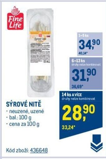 Makro SÝROVÉ NITĚ nabídka