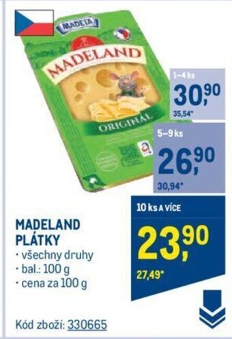 Makro MADELAND PLÁTKY nabídka
