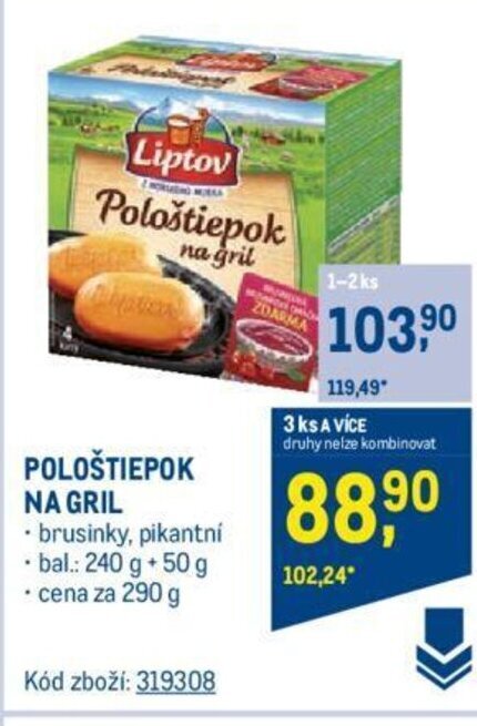 Makro POLOŠTIEPOK NA GRIL nabídka