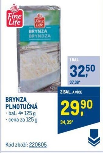 Makro BRYNZA PLNOTUČNÁ nabídka