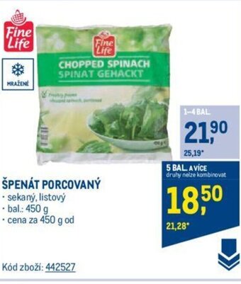 Makro ŠPENÁT PORCOVANÝ nabídka