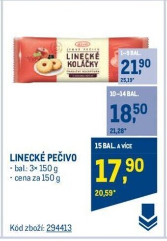 Makro LINECKÉ PEČIVO nabídka