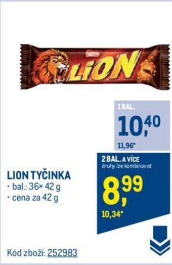 Makro LION TYČINKA nabídka