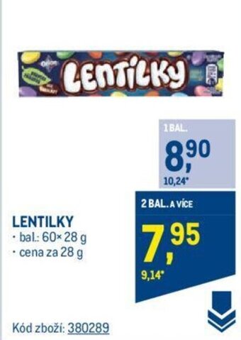 Makro LENTILKY nabídka