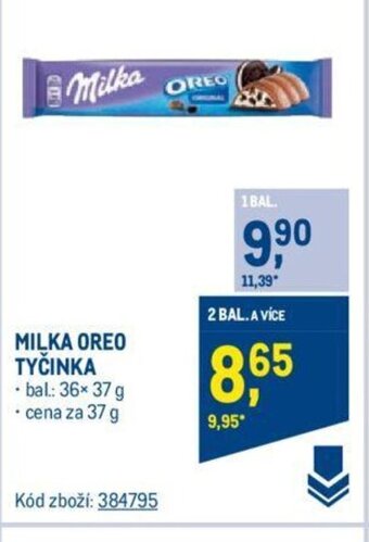 Makro MILKA OREO TYČINKA nabídka