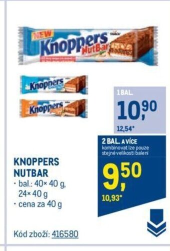 Makro KNOPPERS NUTBAR nabídka