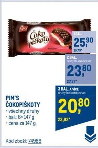 Makro PIM'S ČOKOPIŠKOTY nabídka