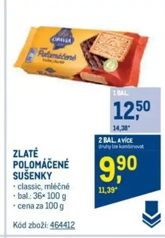 Makro ZLATÉ POLOMÁČENÉ SUŠENKY nabídka