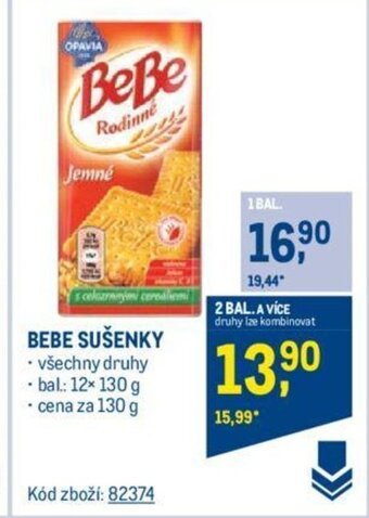 Makro BEBE SUŠENKY nabídka