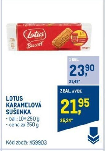 Makro LOTUS KARAMELOVÁ SUŠENKA nabídka
