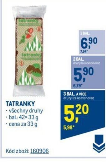 Makro TATRANKY nabídka