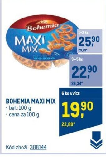 Makro BOHEMIA MAXI MIX nabídka