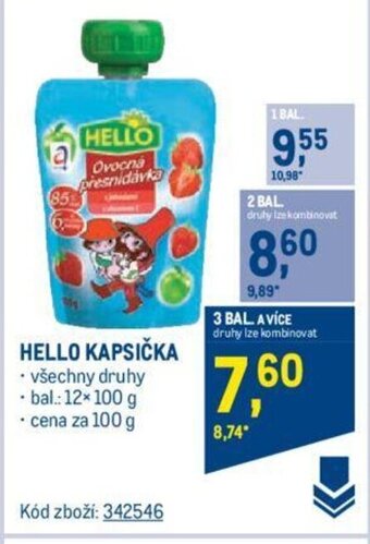 Makro HELLO KAPSIČKA nabídka