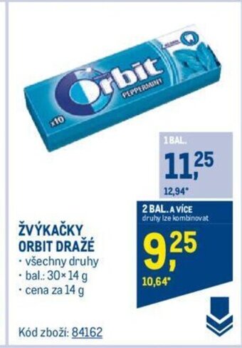 Makro ŽVÝKAČKY ORBIT DRAŽÉ nabídka