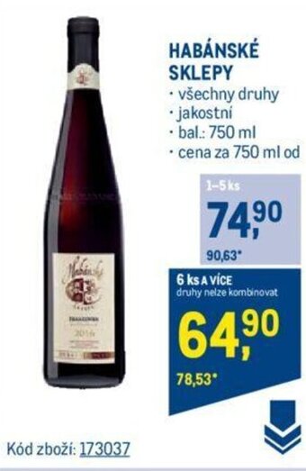 Makro HABÁNSKÉ SKLEPY nabídka