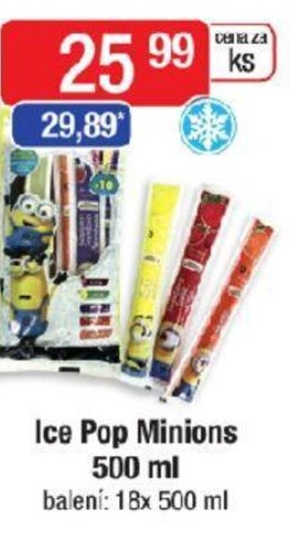 Qanto Ice Pop Minions 500 ml nabídka