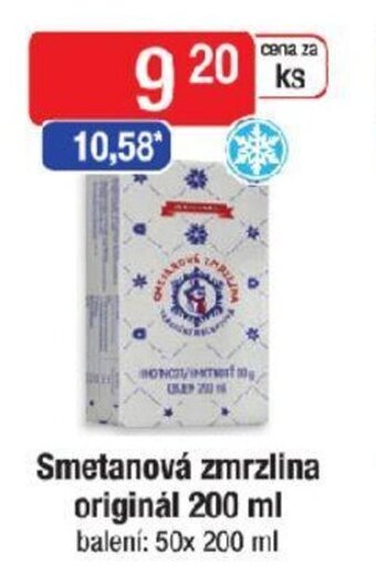 Qanto Smetanová zmrzlina originál 200 ml nabídka