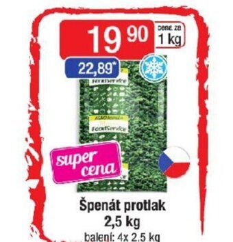 Qanto Špenát protlak 2,5 kg nabídka