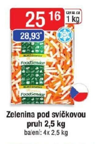 Qanto Zelenina pod svíčkovou pruh 2,5 kg nabídka