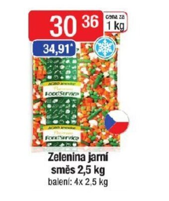 Qanto Zelenina jarní směs 2,5 kg nabídka