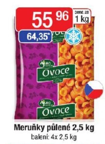 Qanto Meruňky půlené 2,5 kg nabídka
