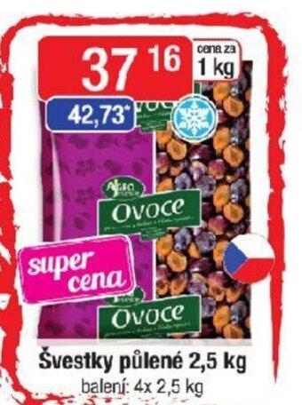 Qanto Švestky půlené 2,5 kg nabídka