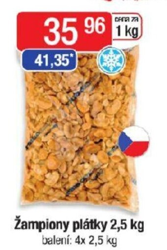 Qanto Žampiony plátky 2,5 kg nabídka