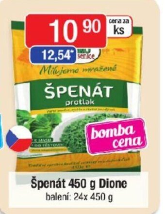 Qanto Špenát 450 g Dione nabídka