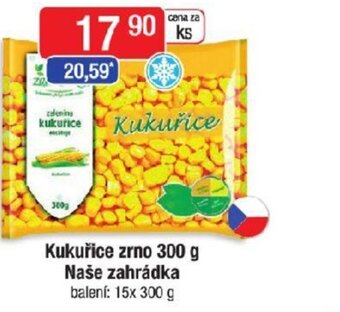 Qanto Kukuřice zrno 300 g Naše zahrádka nabídka