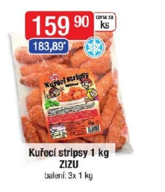 Qanto Kuřecí stripsy 1 kg ZIZU nabídka