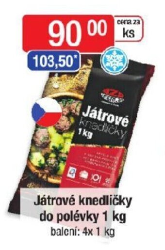 Qanto Játrové knedličky do polévky 1 kg nabídka