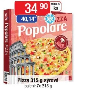 Qanto Pizza 315 g sýrová nabídka