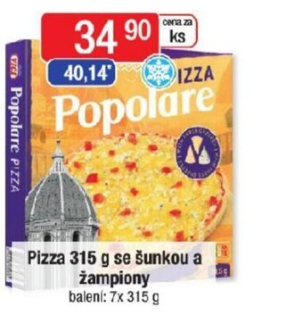 Qanto Pizza 315 g se šunkou a žampiony nabídka