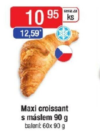 Qanto Maxi croissant s máslem 90 g nabídka
