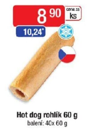 Qanto Hot dog rohlík 60 g nabídka