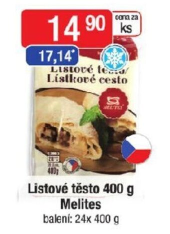 Qanto Listové těsto 400 g Melites nabídka