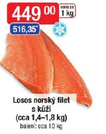 Qanto Losos norský filet s kůží nabídka